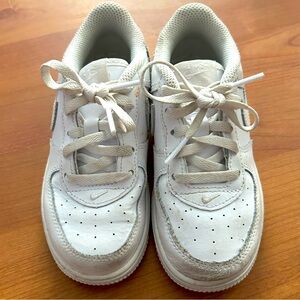 Nike Air Force 1’s (all white)